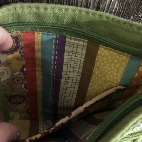 Fossil Vintage Green Crossbody Purse - Picture 8 of 9